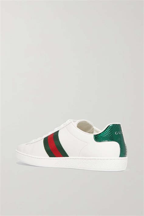 gucci sneakers cane|gucci ace water snake embroidered.